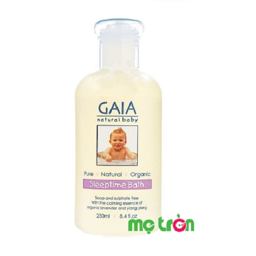 Sữa tắm Organic Gaia Baby Sleeptime Bath Wash 250ml